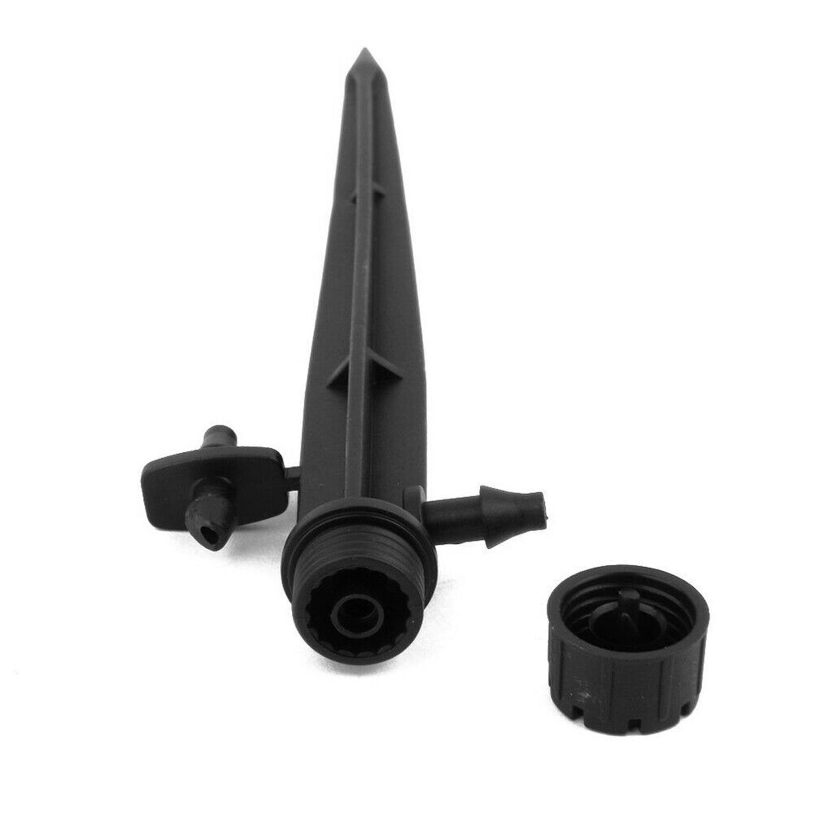 100Pcs Adjustable Water Flow Polypropylene Nozzle Stake Drip Sprinklers Garden%