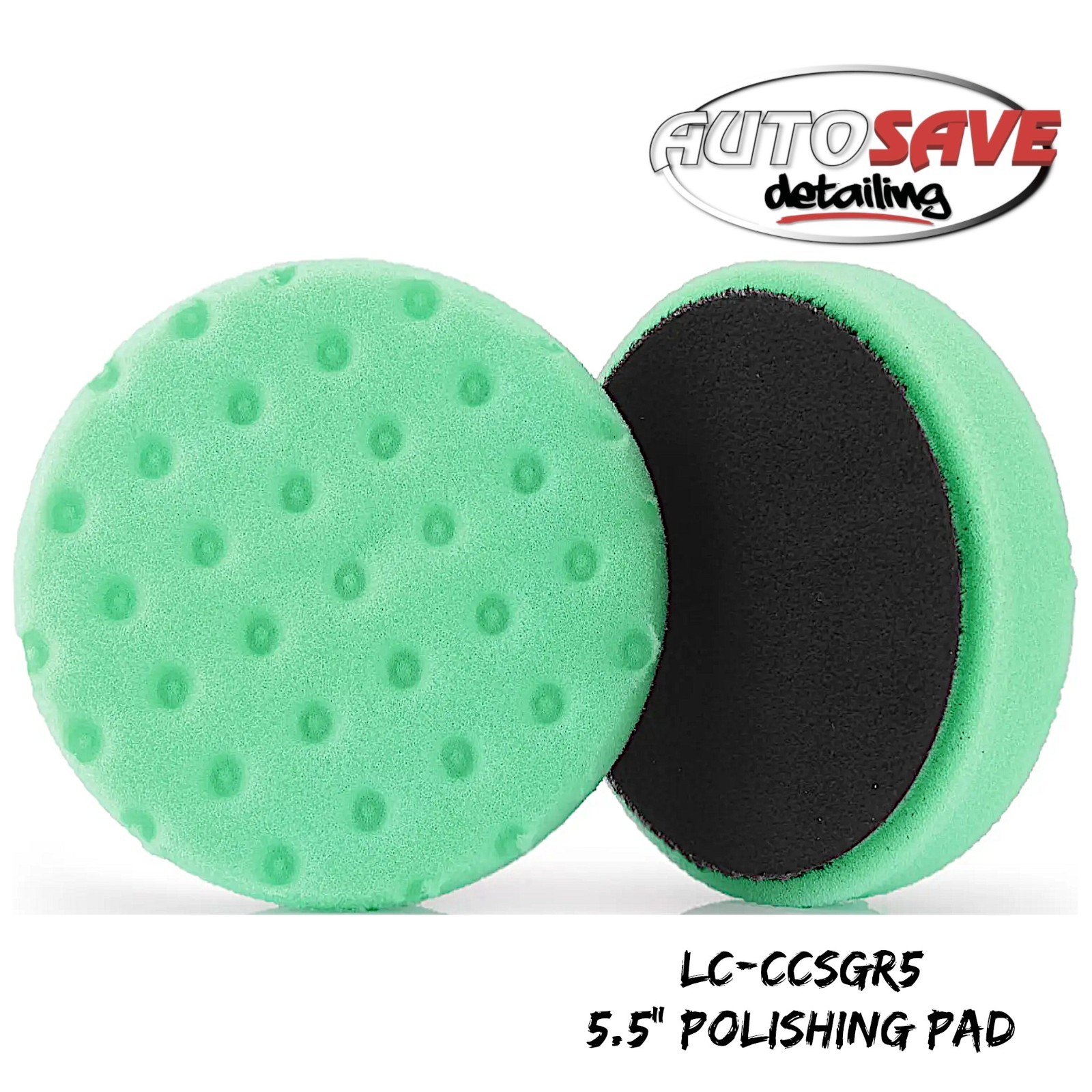 Lake Country - 5.5" Green CCS Polishing/Finishing Pad |Less Product Waste