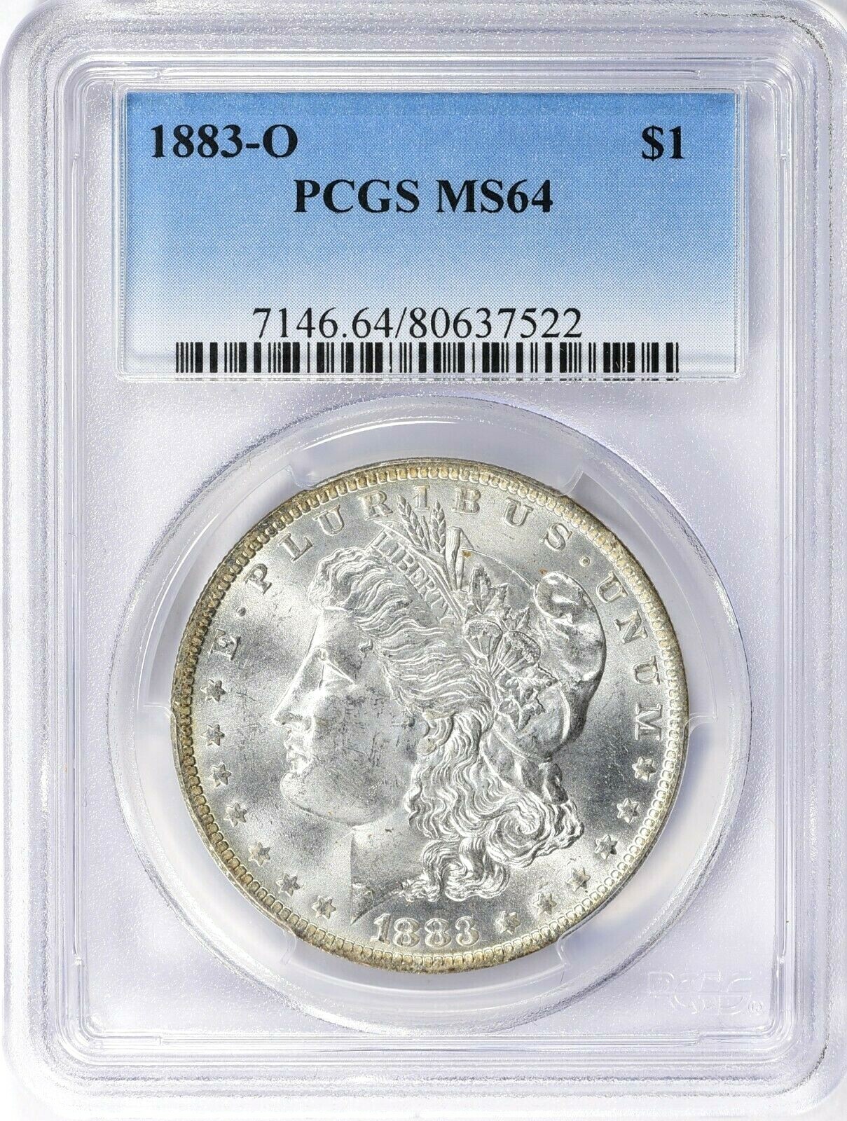 1883-O Morgan Silver Dollar PCGS MS64  #7146.64/80637522 - 6