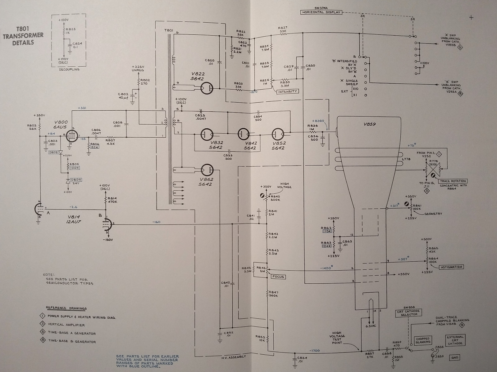 Tektronics 545B Instruction & Maintenance Manual