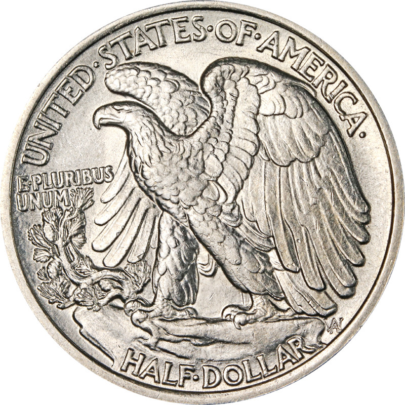 1938-P Walking Liberty Half