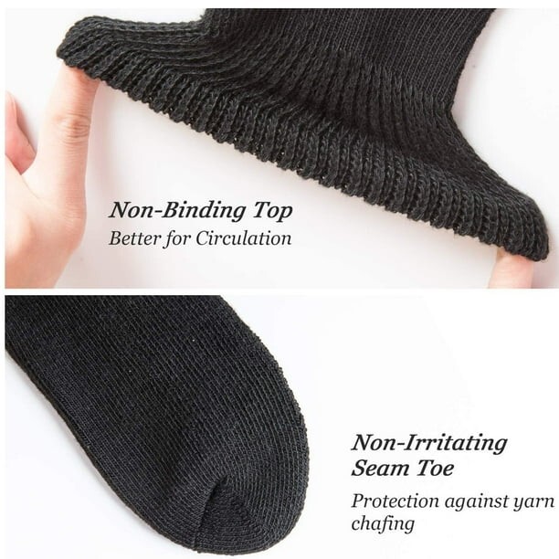 12 Pairs Men diabetic Ankle Socks Health Circulatory Cotton Size9-11 10-13 13-15