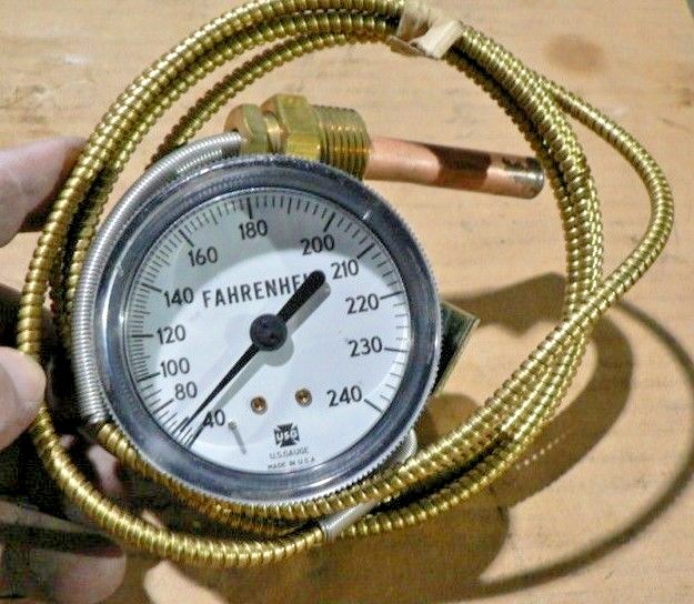 AMETEK  THERMOMETER US GAUGE 8544-152 907S 112178 107924 60-240 DEGREE