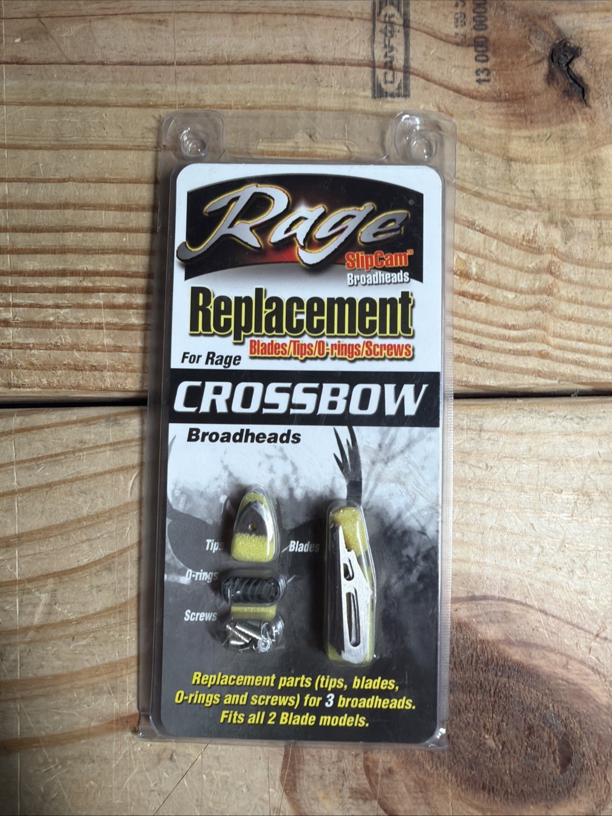 Rage Slip Cam Replacement Crossbow Broad Heads 1.75 Inch.     B