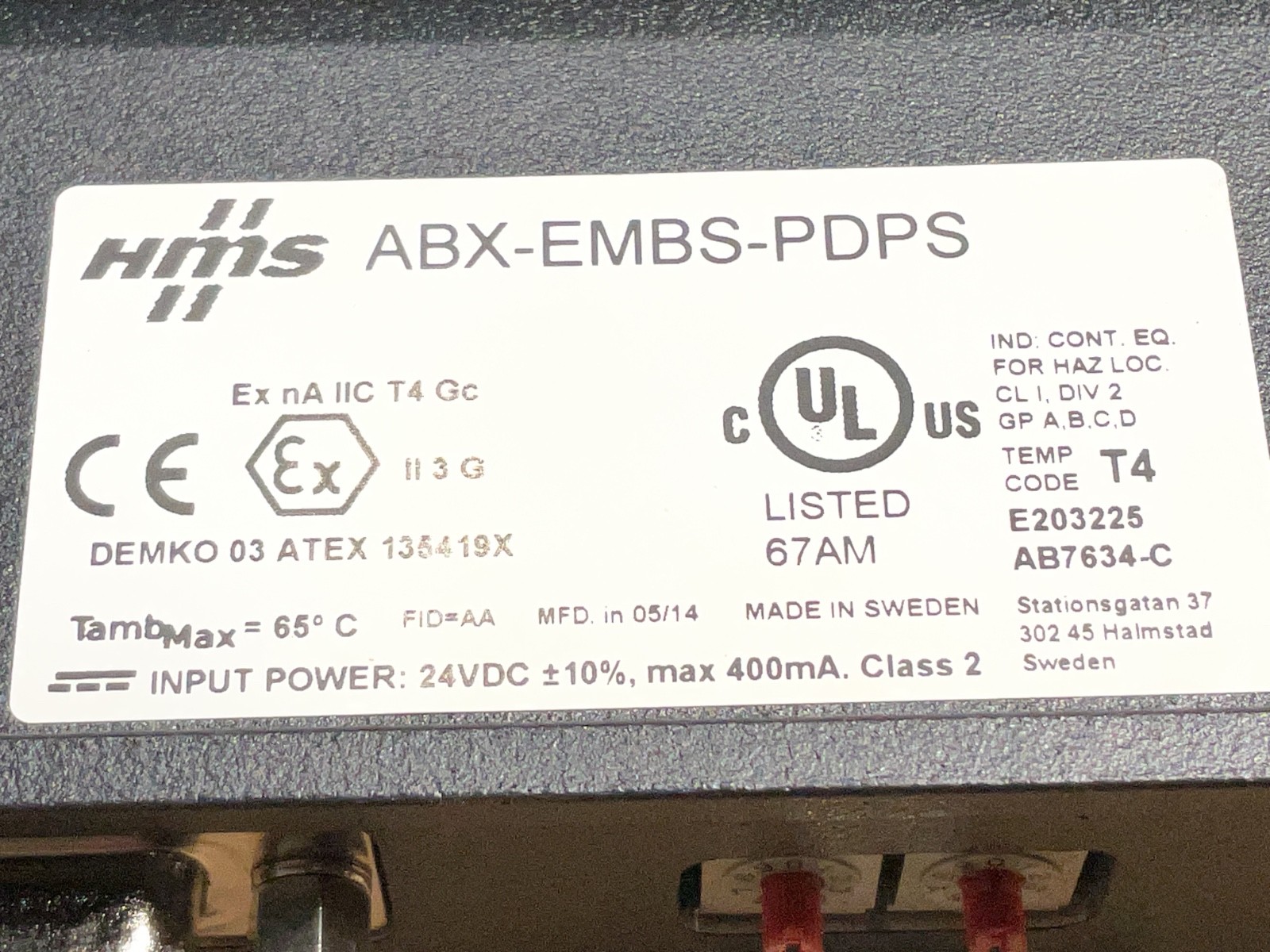 HMS - ABX-EIPM-PDPS #336M130