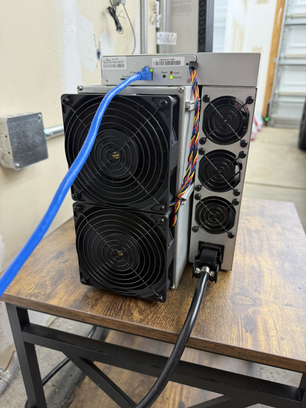 Bitmain Antminer L9 ~17 GH/s Scrypt Miner (LTC/DOGE) — No Tariffs, Free Shipping