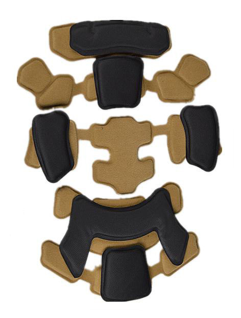 DLP Tactical ImpaX Extreme Pad Set For MICH / OPS-Core / ACH / MTEK Helmet