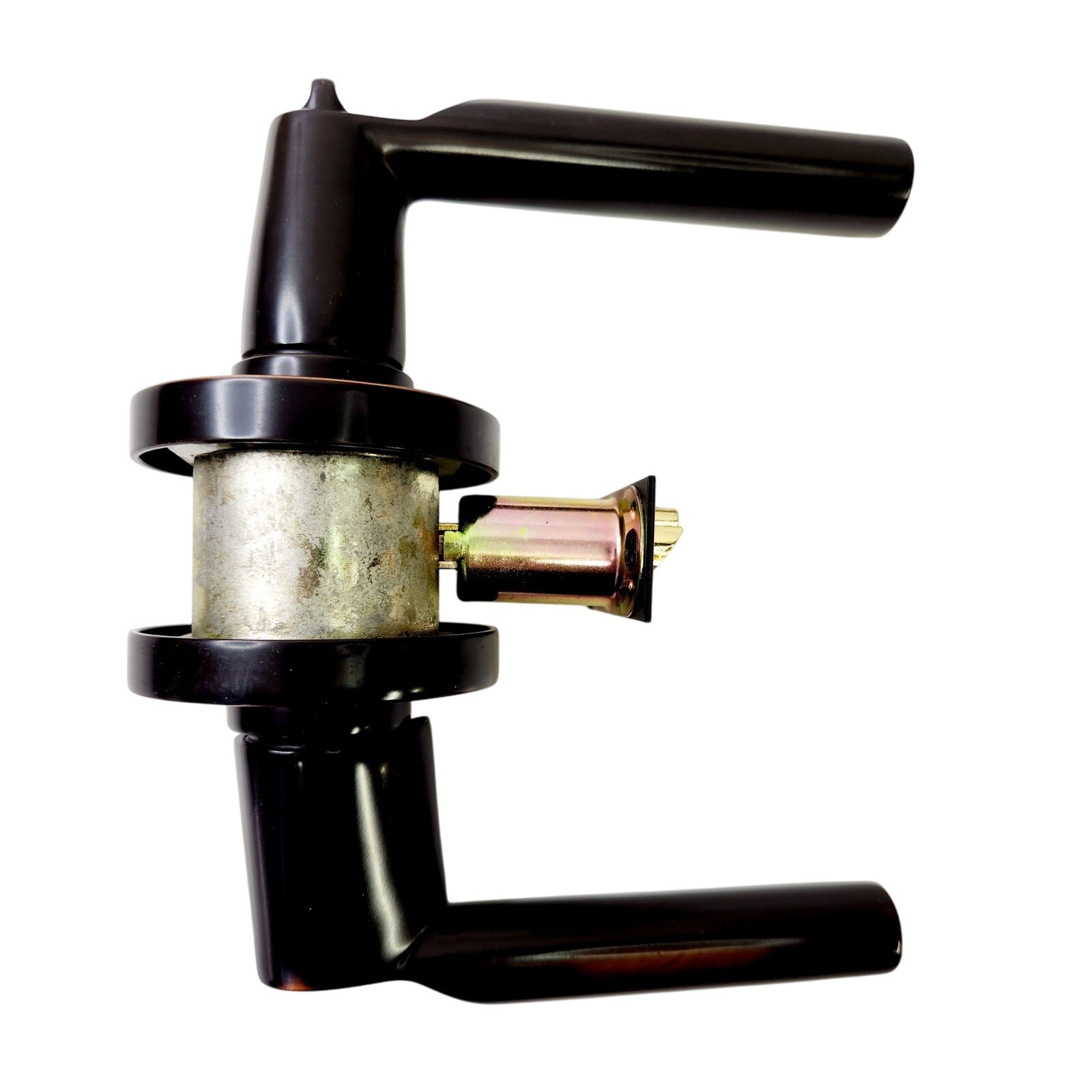 Emtek 5115HLOUS10BRH Hanover Right Hand Entry Door Lever Set-Oil Rub Bronze