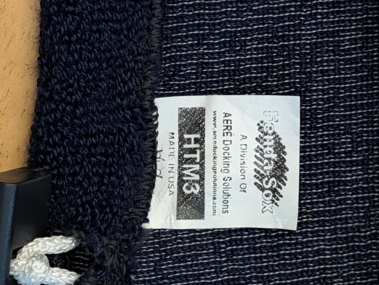 New Out Of Box (Store Display) Fenda-Sox HTM-3 Aere Navy Blue Boat Fender Cover