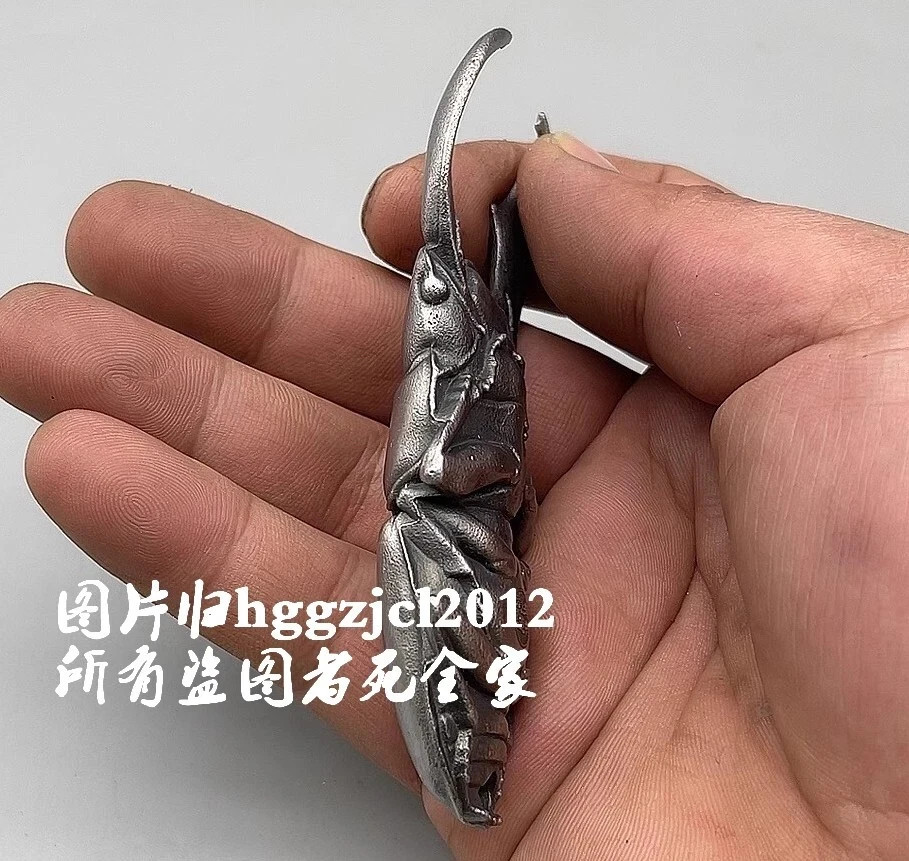 Solid Stainless Steel Beetle Bottle Cap Opener Cast Artwork Handcraft Key Chain