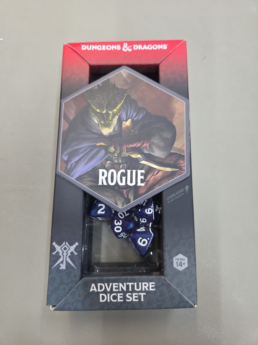 Sirius Dice: Dungeons & Dragons - Adventure Dice Set - Rogue Purple