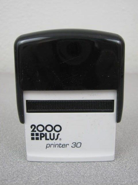 2000 Plus Self Inking Ink Stamp "SAMPLE"
