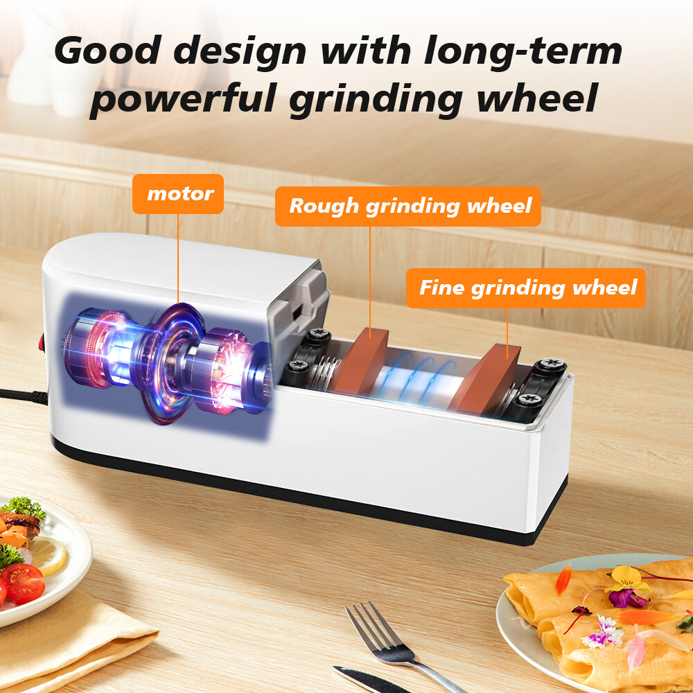 Afilador De Cuchillos Electrico Profesional De 3 Etapas Para Cuchillos De Cocina