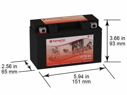 Yamaha 125CC Zuma 125, 2009 Battery (Replacement) By SigmasTek