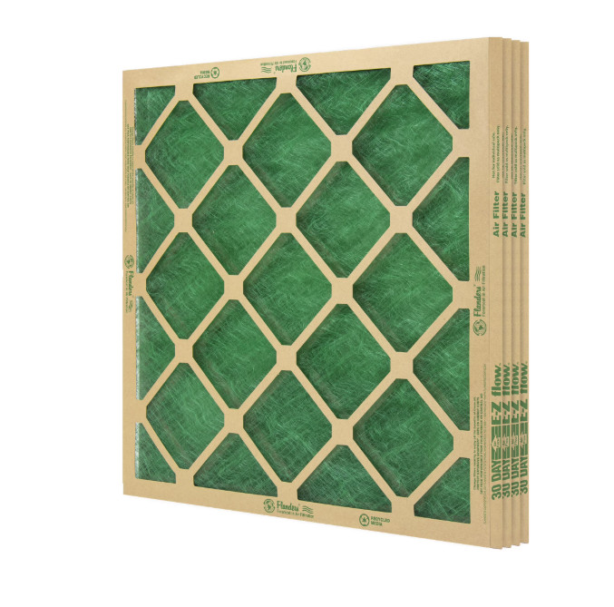 AAF Flanders 12" x 12" x 1" Nested Glass MERV 1 Air Filter (4 Filters)