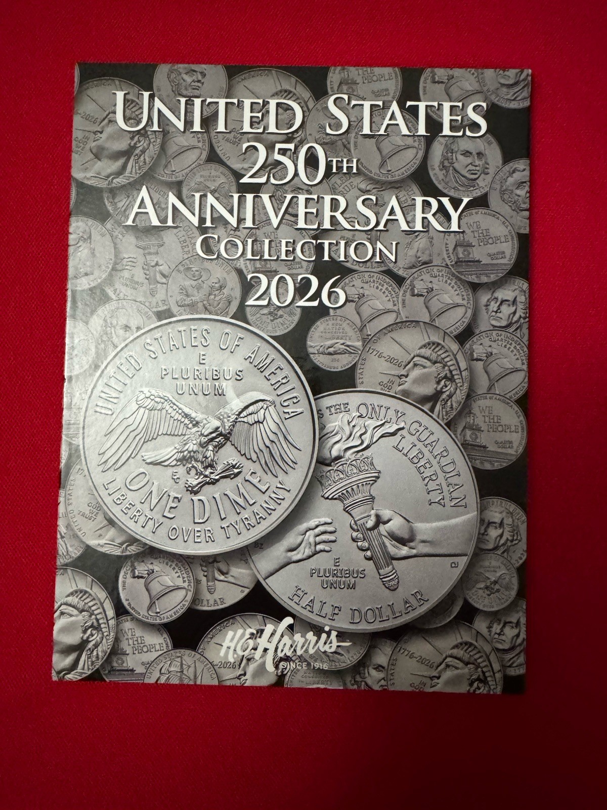 2026 Americas 250th Anniversary Coin Folder Collection With 20 Coins -P/D