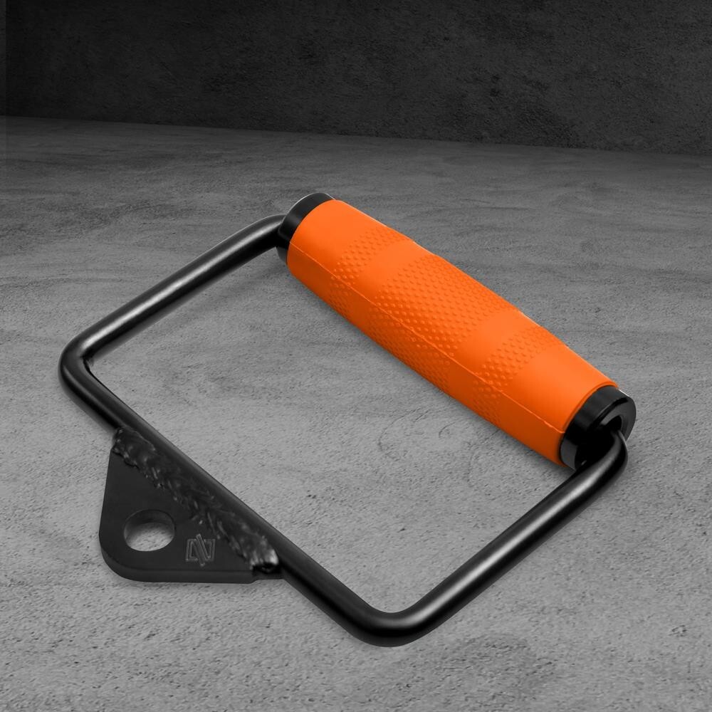 SQUATZ Single D Row Handle Cable Attachment- Non-Slip Handle for Weight Workout