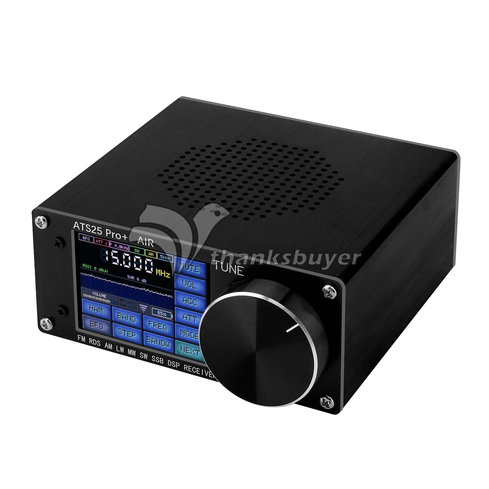 HAMGEEK ATS25 Pro+ FM SW SSB MW LW AIR SDR Receiver Aviation Band Receiver USA