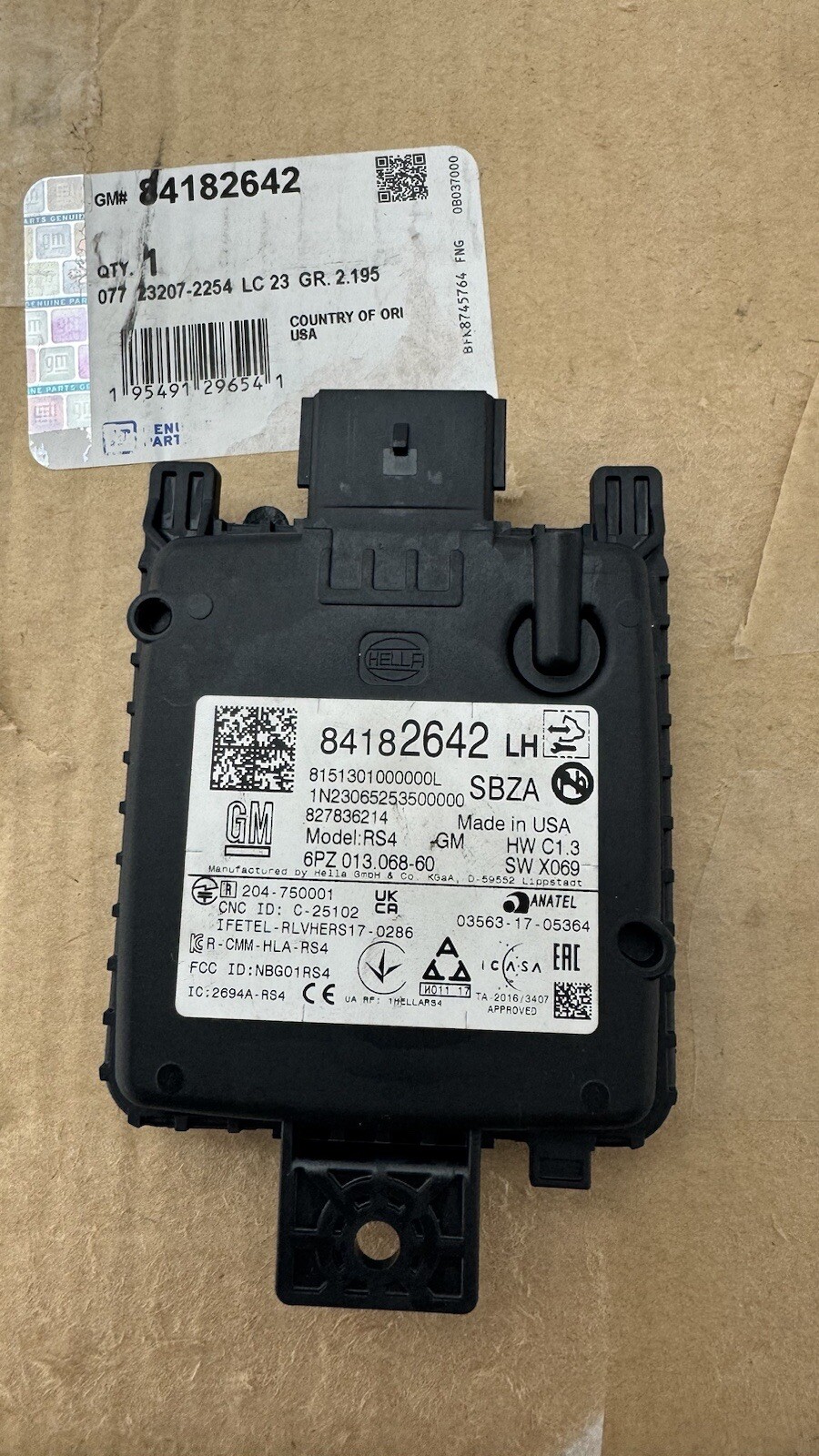 NEW GM OEM 2019-2023 Driver Side Obstacle Detection Control Module 84182642