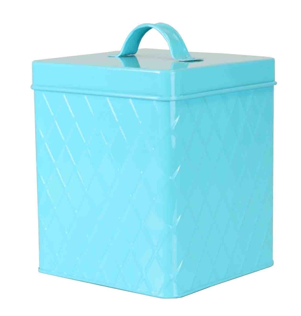 Home Basics Tin Kitchen Food Storage Organization Canister Collection (Large...