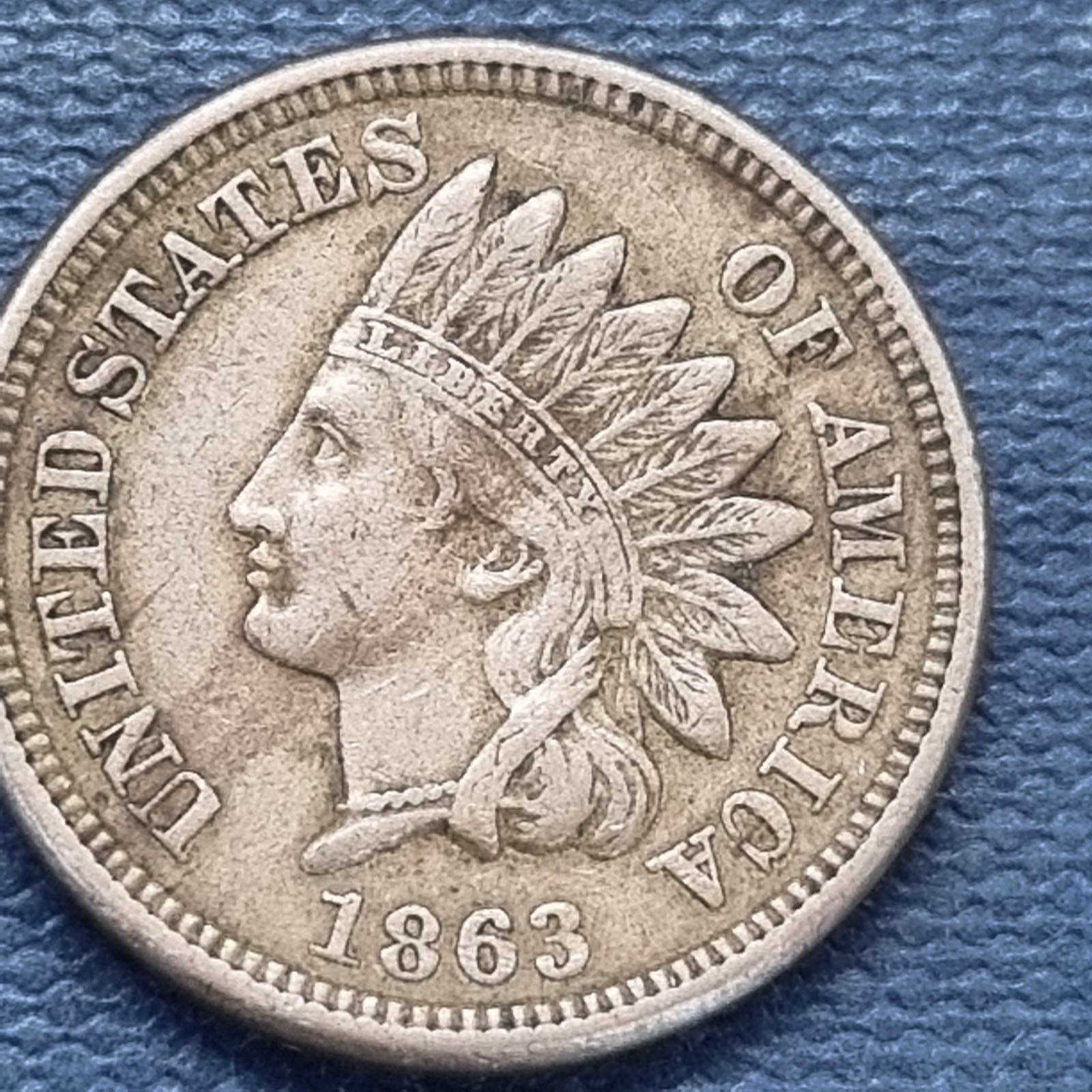 1863 Indian Head Cent 1c VF - XF #99273