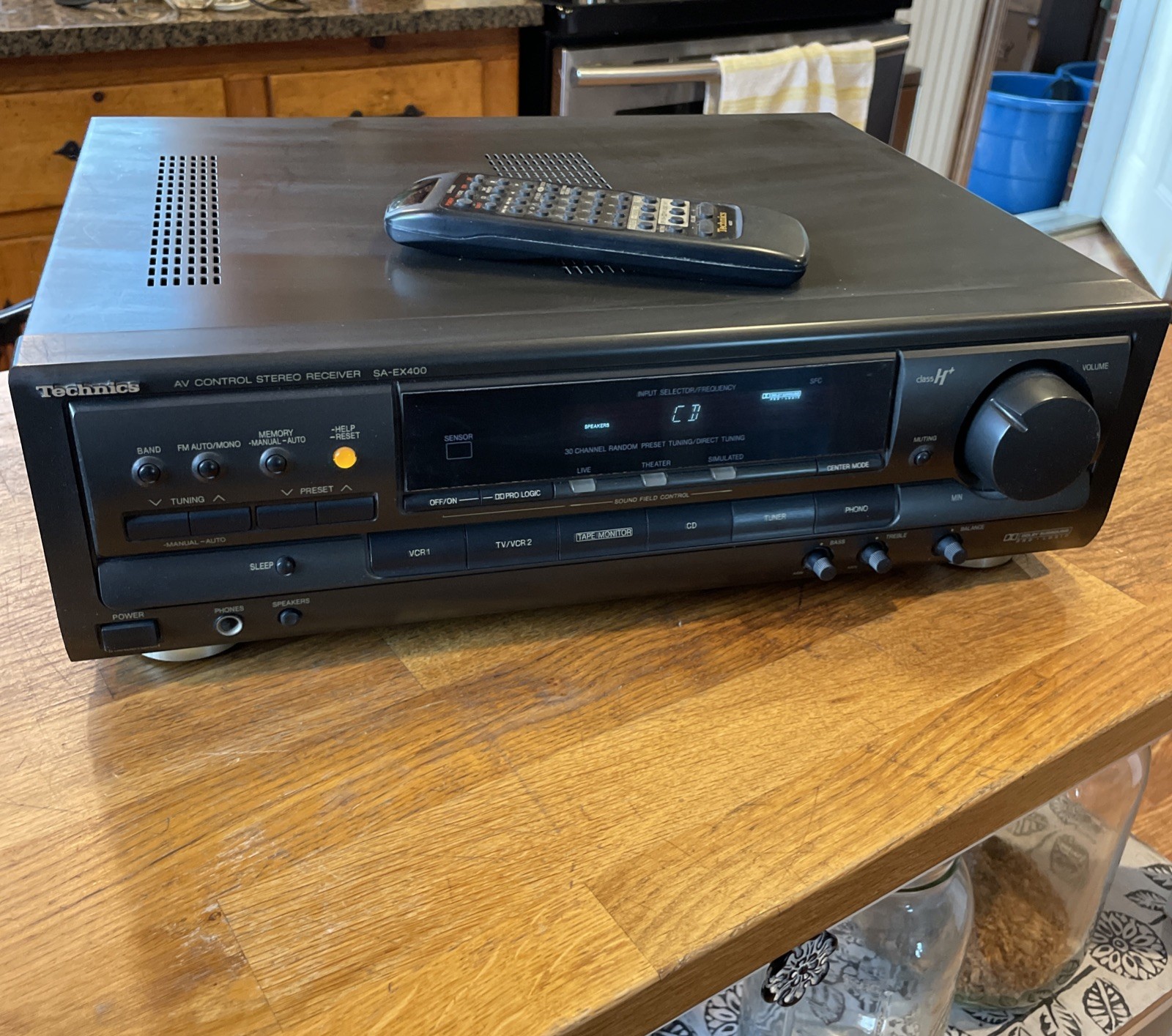 Technics AV Control Stereo Receiver SA-EX400 Tested Works 65 Watt