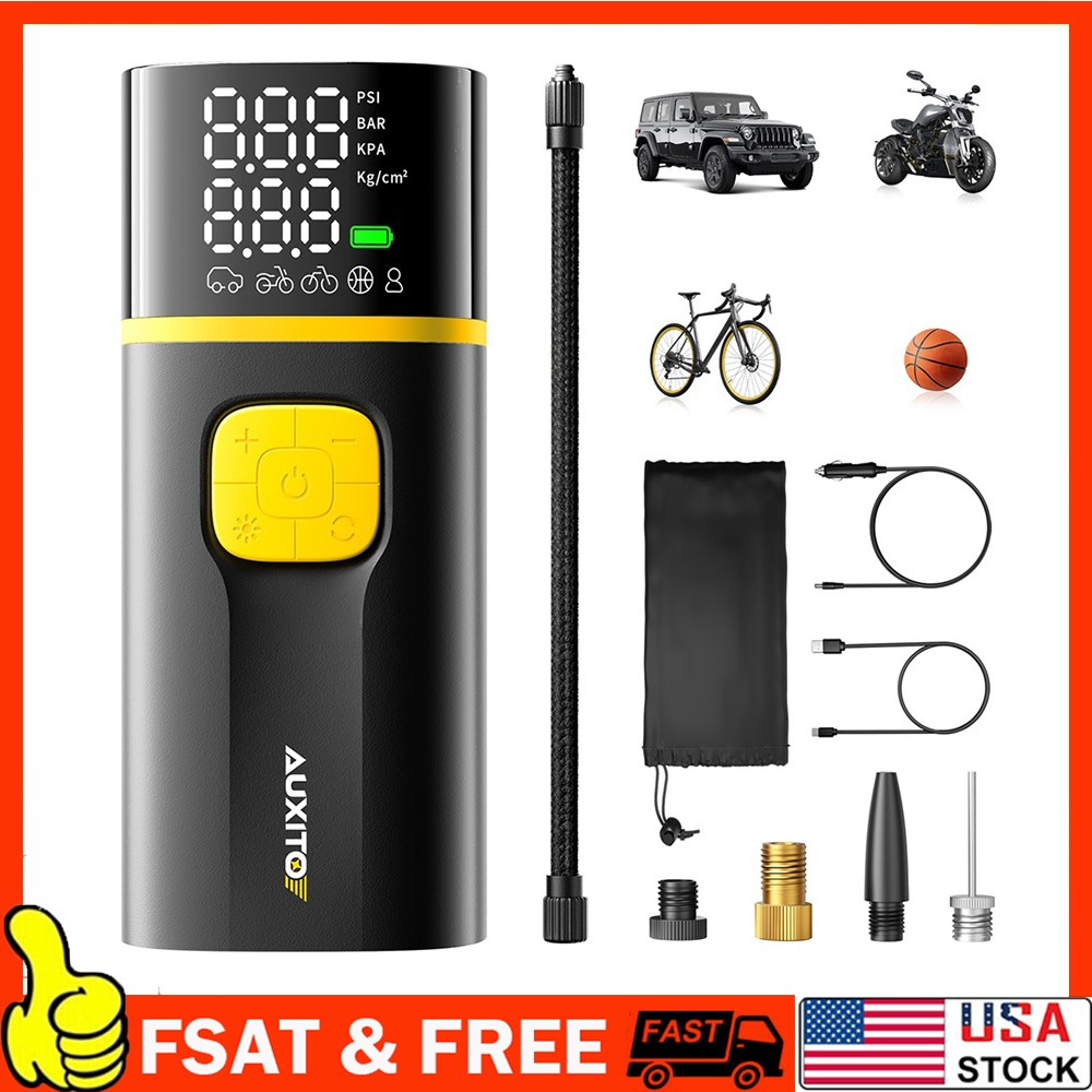 Tire Inflator Car Air Pump Compressor Electric Portable Auto 12V Volt 150 PSI A