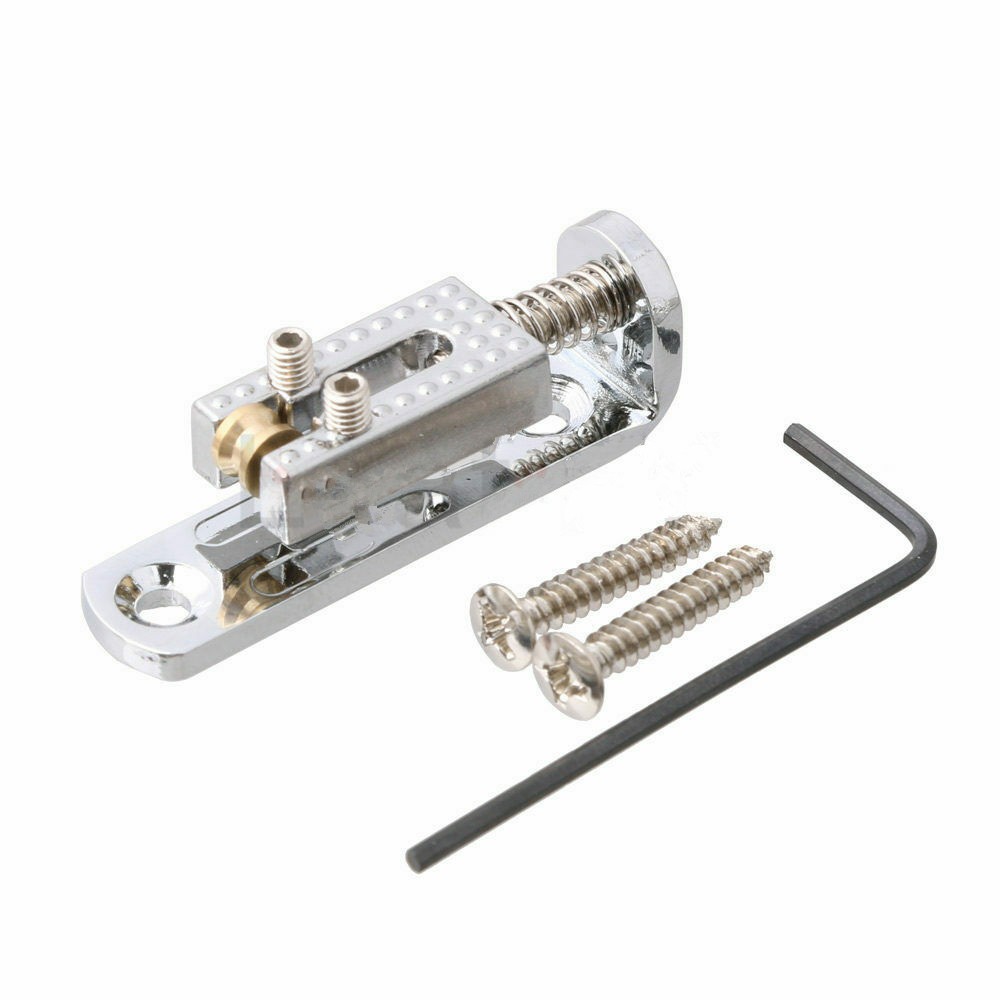 6*Single Roller Bridge+1*Wrench+12*Screws For 3-8 String Guitar Cigar Box Banjo