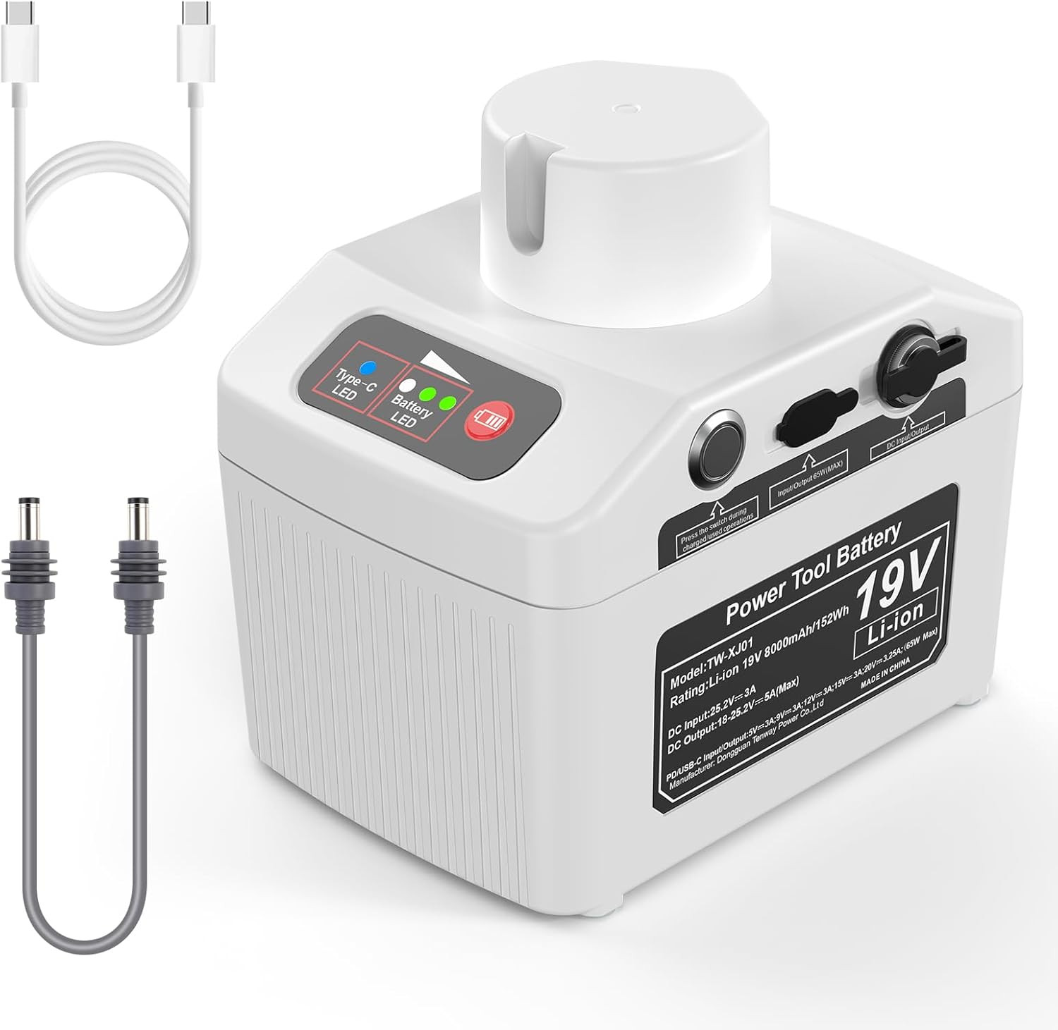 152Wh 19V/8000Mah Compatible with Starlink Mini Battery Pack (8-Hour Battery Lif