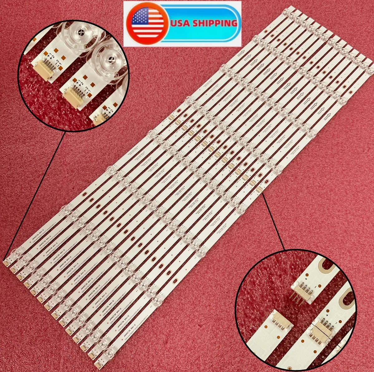 Kit LED Backlight Strips For Hisense 75R6E1 75R7E2 75R6E4 75RGE 75R7070E