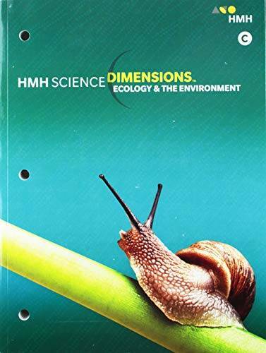 HMH Science Dimensions Ecology & The Environment C - Paperback - VERY GOOD