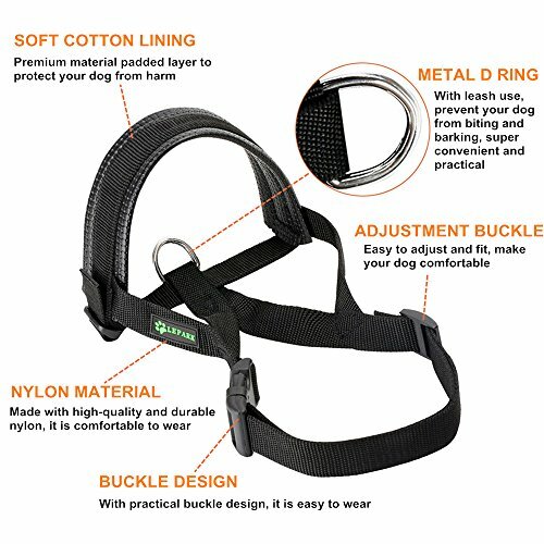 Nylon Dog Muzzle for Small,Medium,Large Dogs Prevent from Biting,Barking