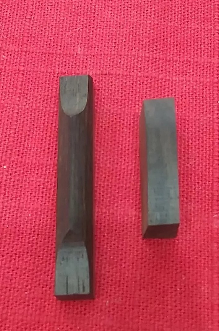 Violin/Viola Nut & Saddle -Ebony (USA Seller)