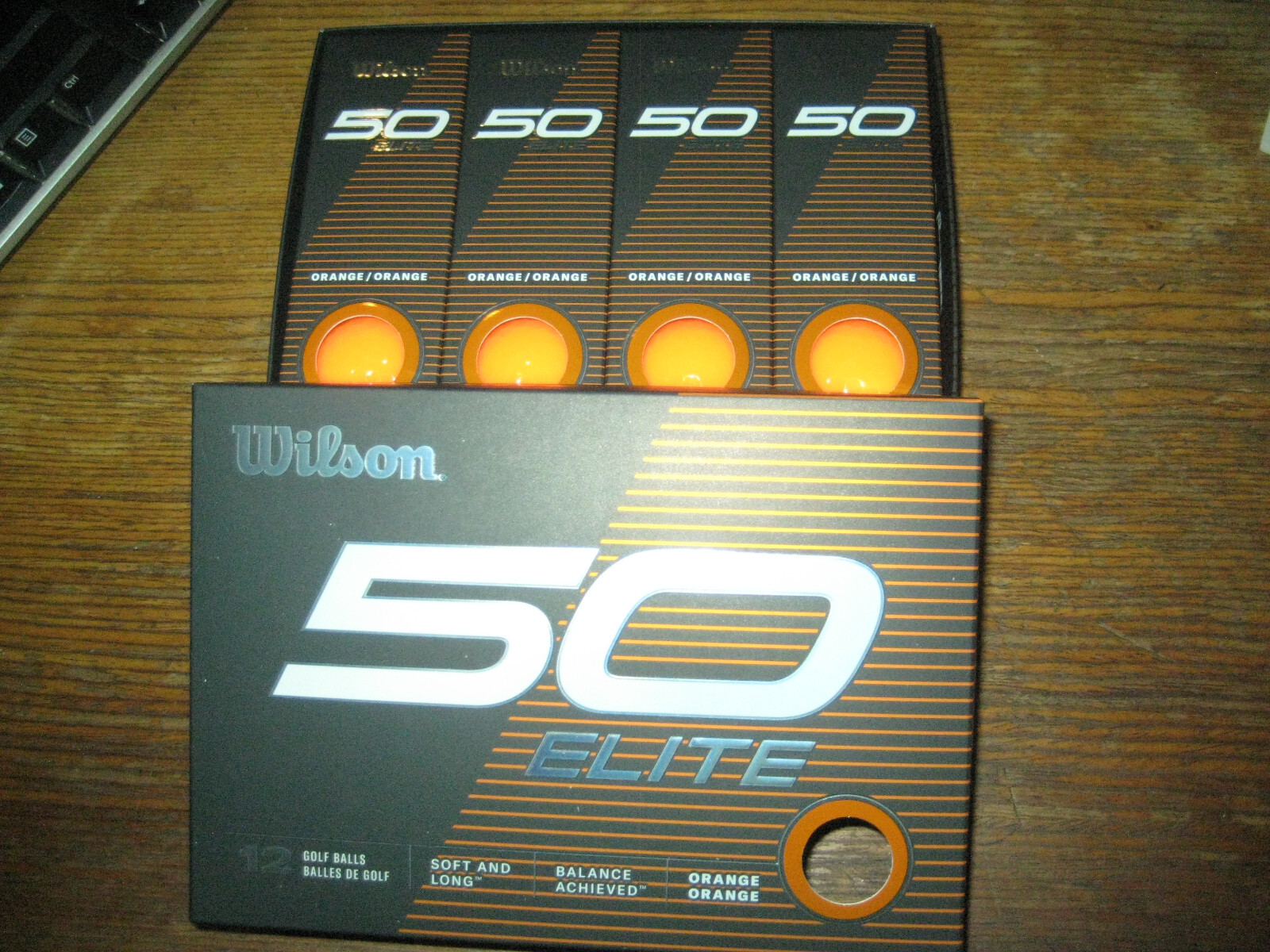 2 dozen BRAND NEW 2024  Wilson Staff Fifty Elite golf balls Orange