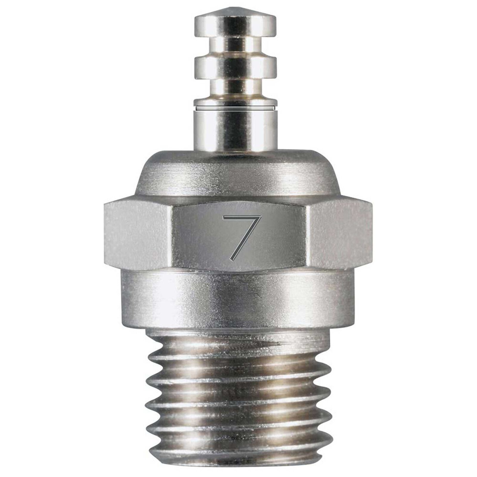 O.S. #7 Single Medium Hot Air Glow Plug # 71607100 - OSMG2713