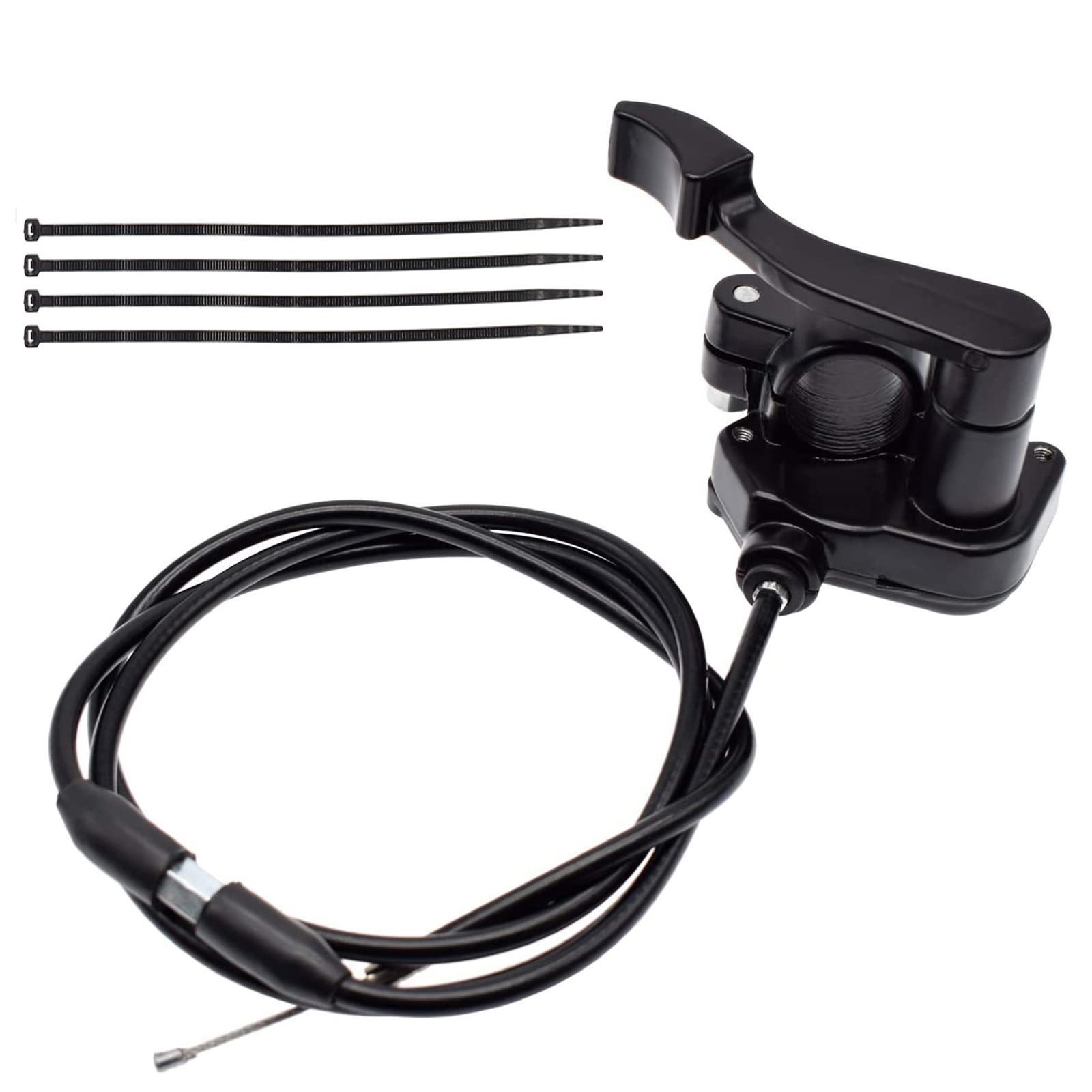 7/8'' 22mm Thumb Throttle Cable Accelerator Control Handle Assembly Replaceme...
