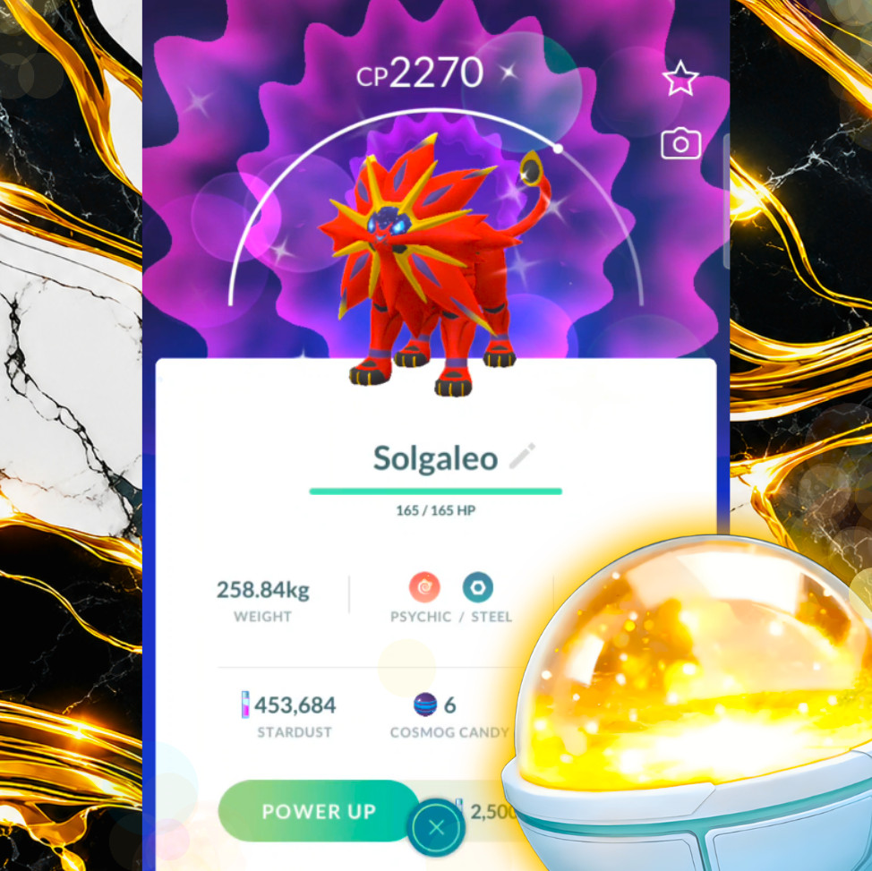 Shiny Solgaleo + Lucky Trinket | Pokemon Tr-de Go ✨