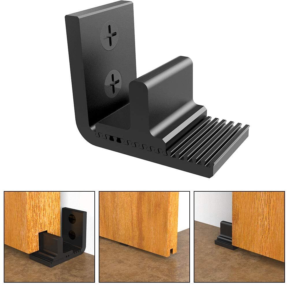 Floor Guide for Barn Doors Heated Floor Friendly, No - Drilling