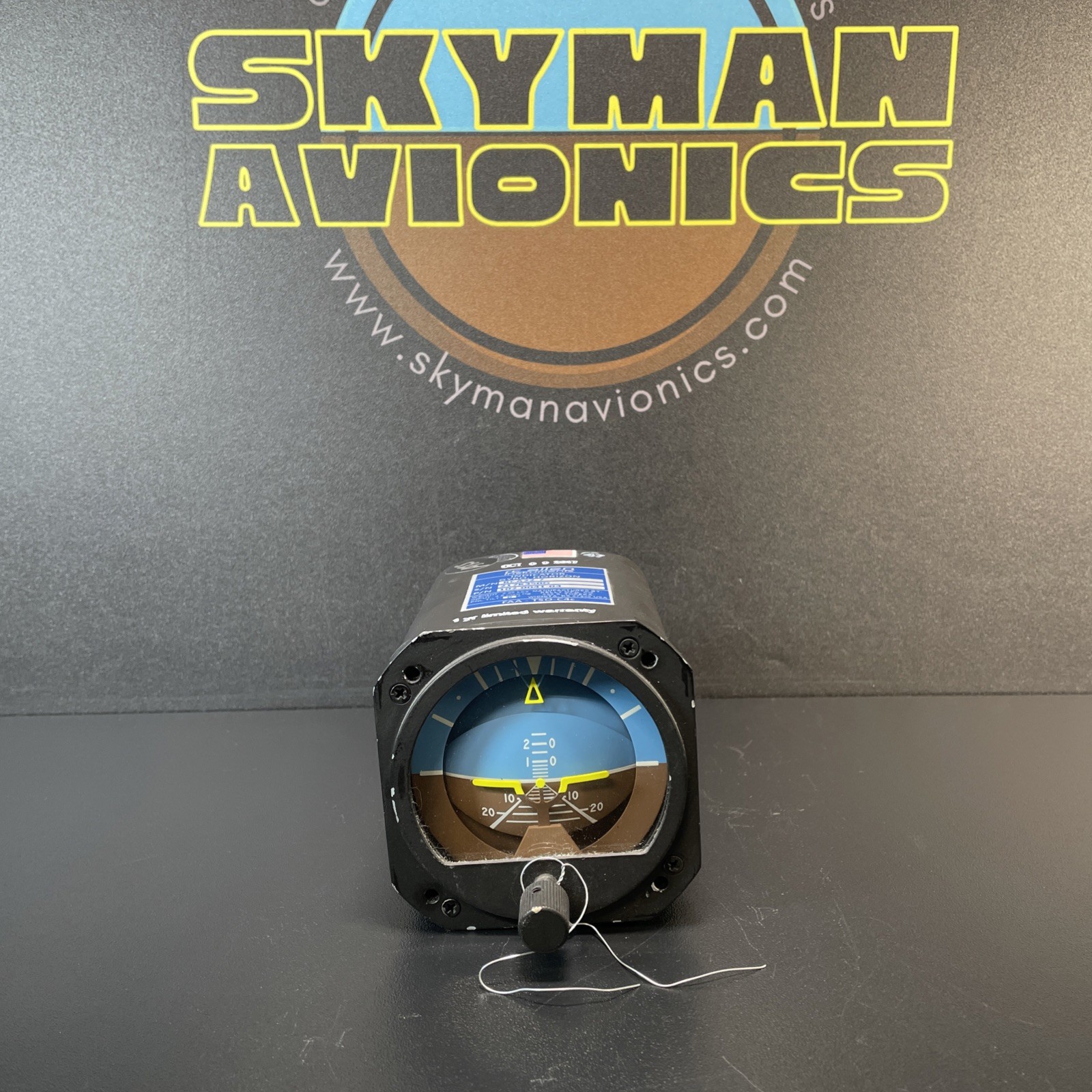 RC Allen RCA22-7 Attitude Gyro - No Warranty!