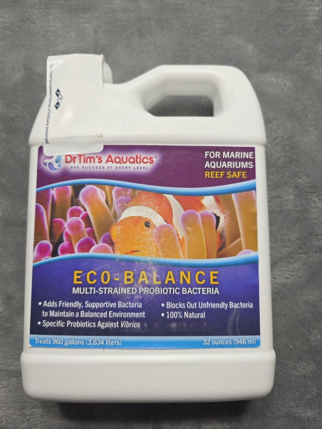 Dr. Tim's Marine Aquatics Eco-balance Fish Aquarium 32oz