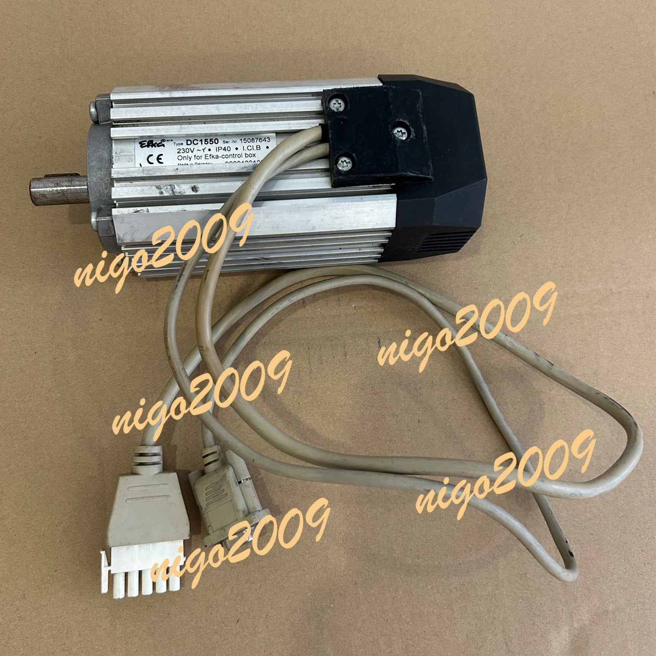 Used & 100% Tested EFKA DC1550 600W ServoMotor for EFKA-CONTROL 180-daysWarranty