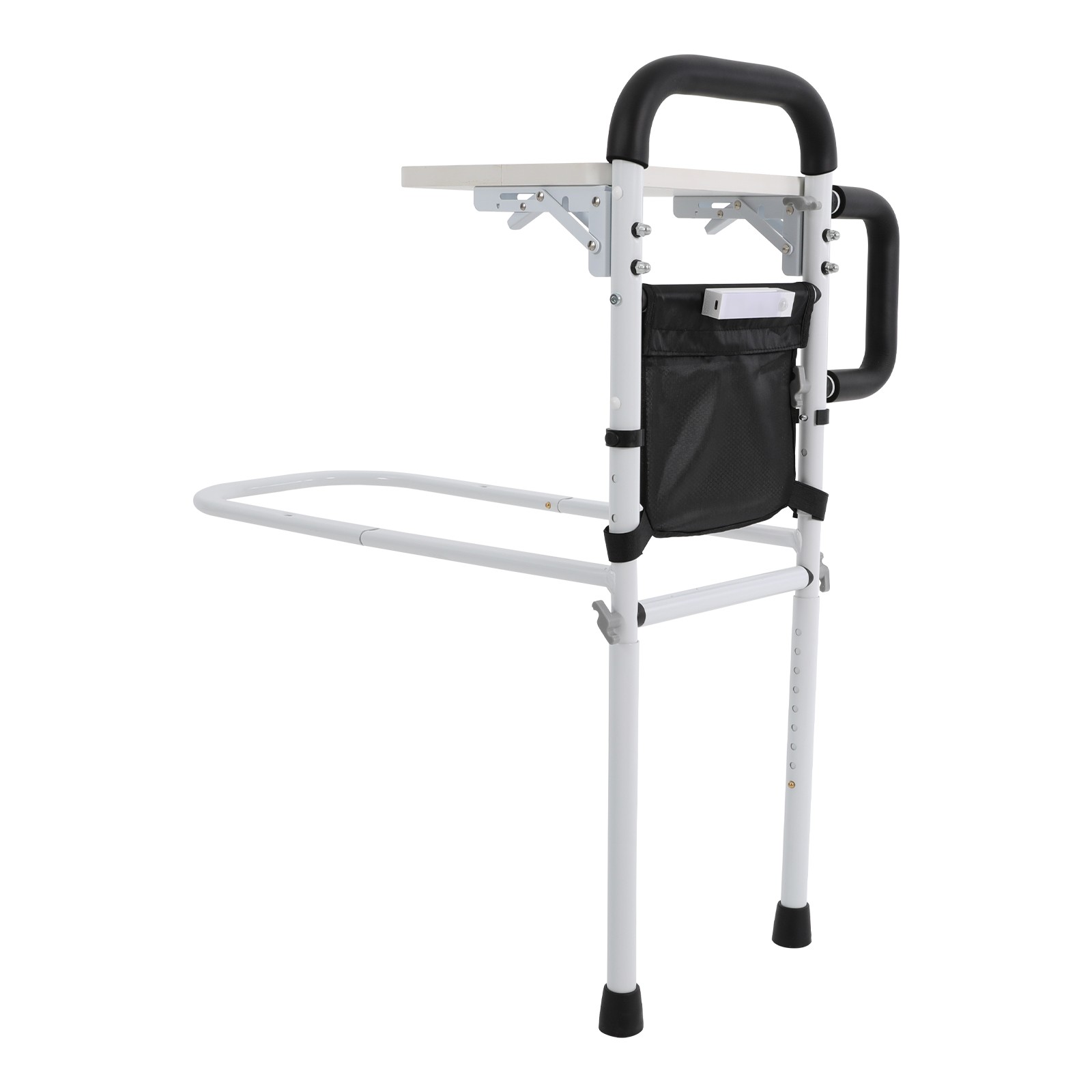 Bed Rails for Elderly Adults Safety, Height Adjustable Bed Rail Standing Aid Bed