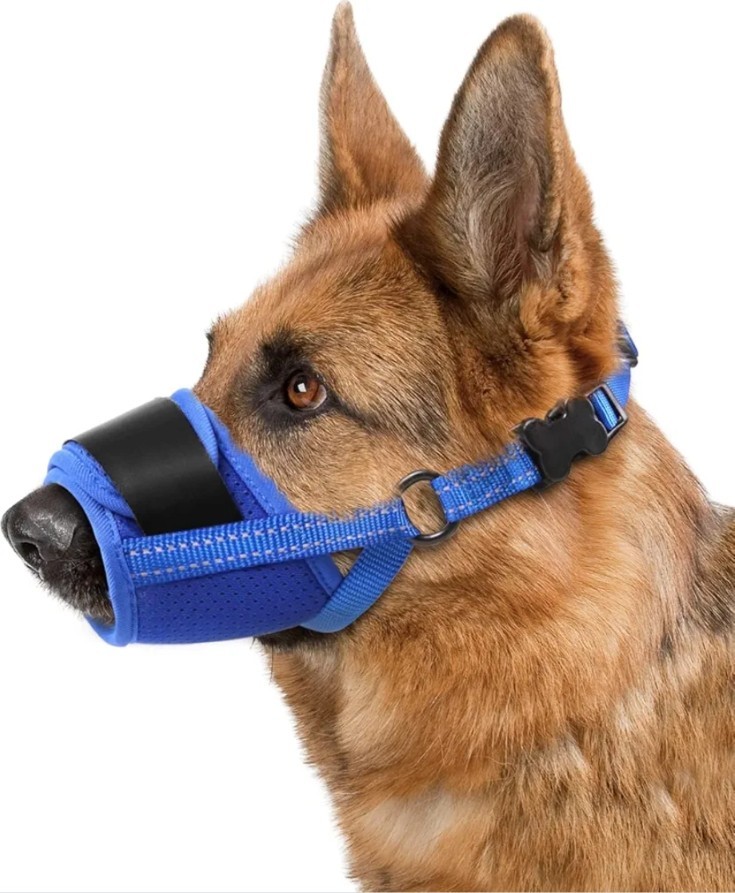 Adjustable Dog Muzzle for Small Dogs Soft Breathable Mesh New