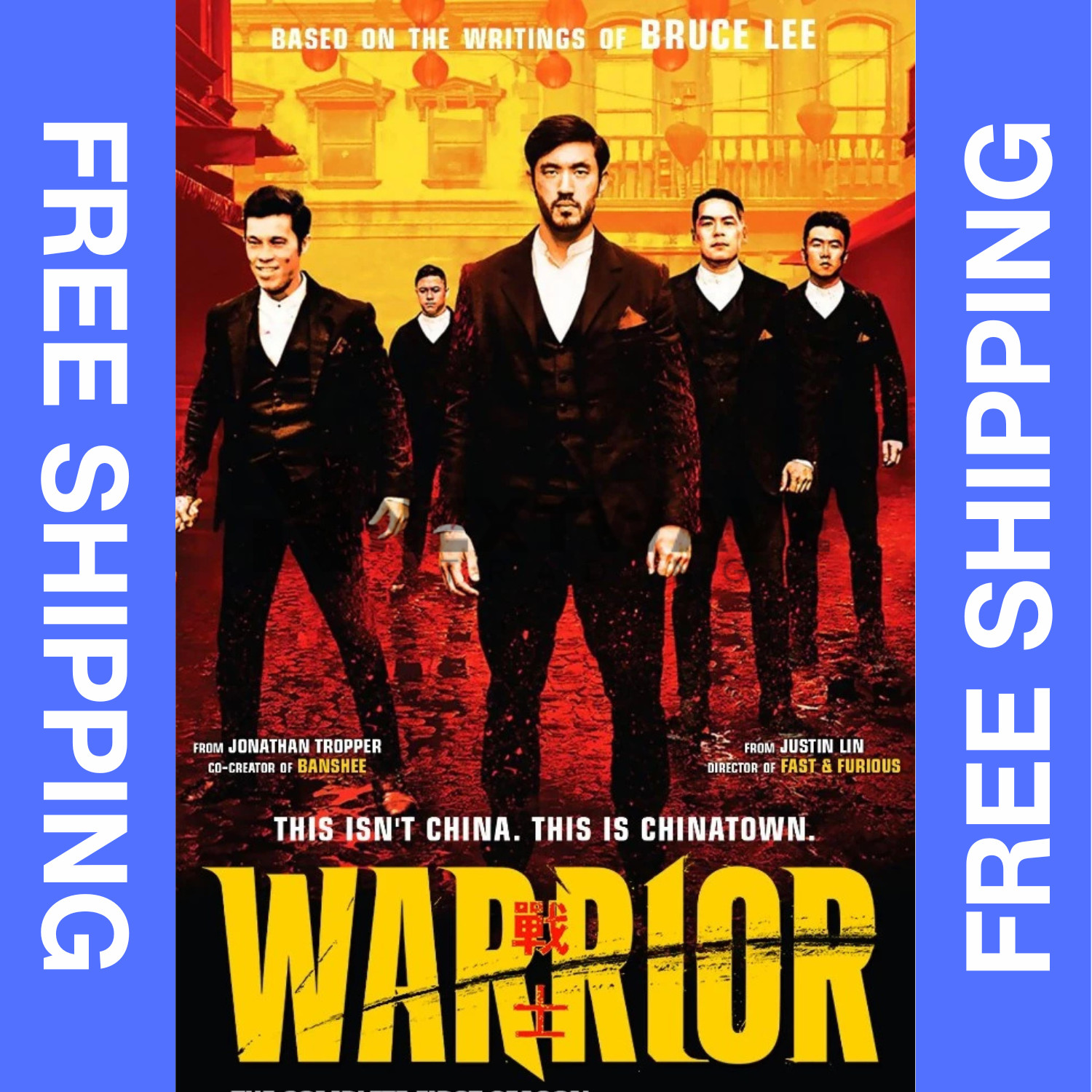 Warrior TV Series DVD Full Season 1 2 3 Martial Arts Full HD New All Region Free