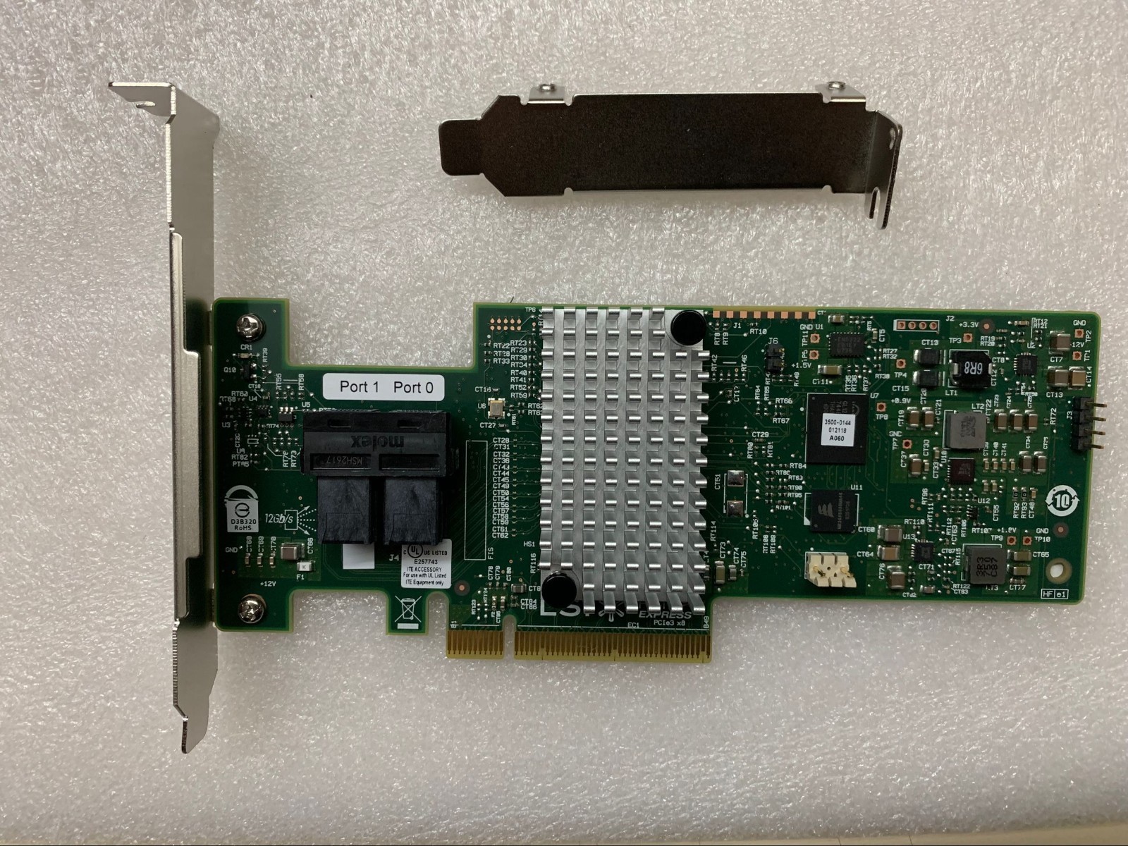 LSI 9340-8i IBM 46C9115 M1215 12GB RAID0.1.10.8 PORTS controller raid