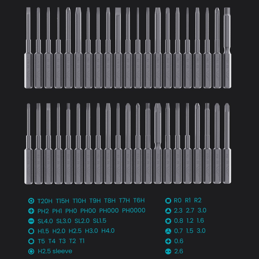 🚀Precision Screwdriver Set 56 Pieces including 42 Bits