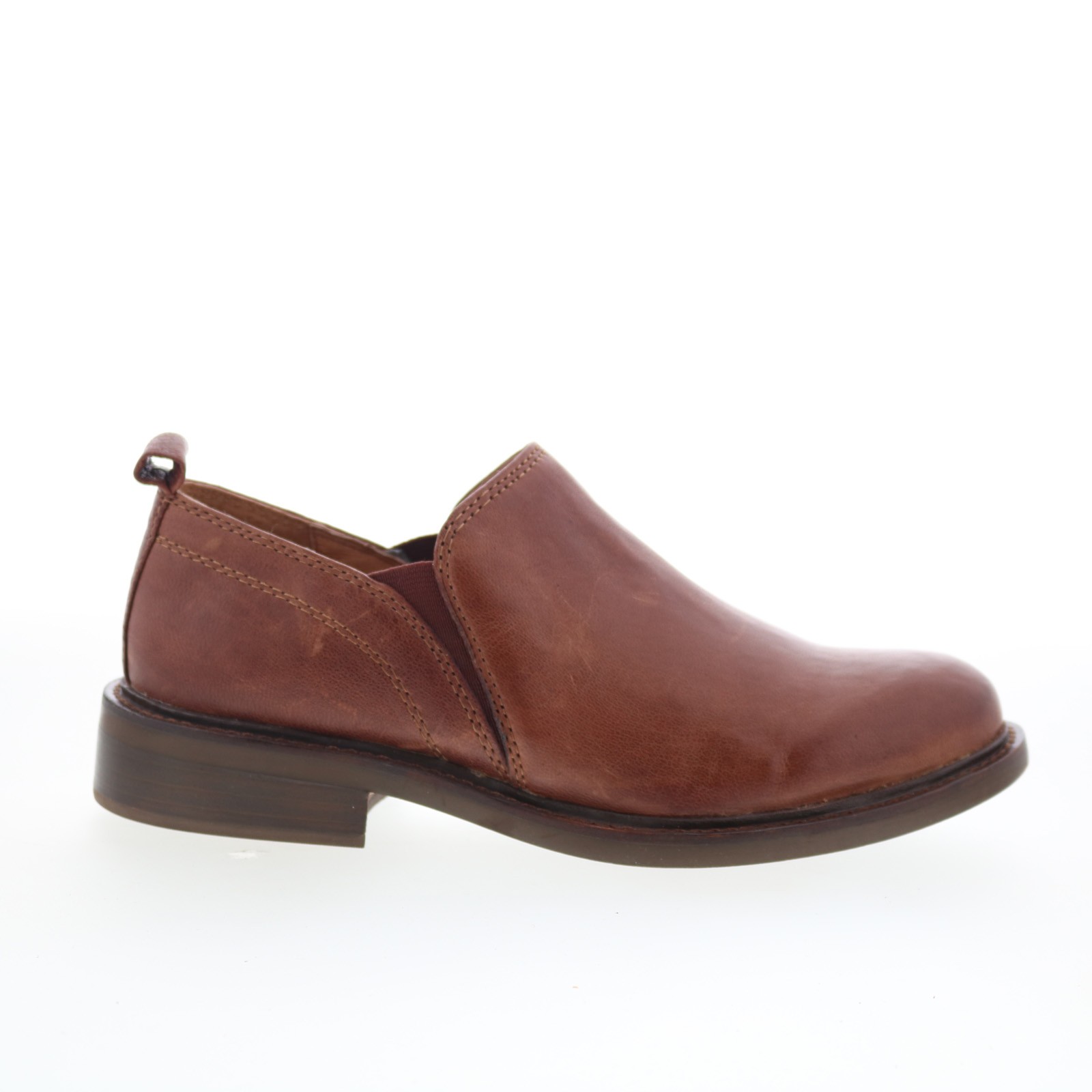 Sofft Naisbury II SF01046 Womens Brown Leather Slip On Loafer Flats Shoes