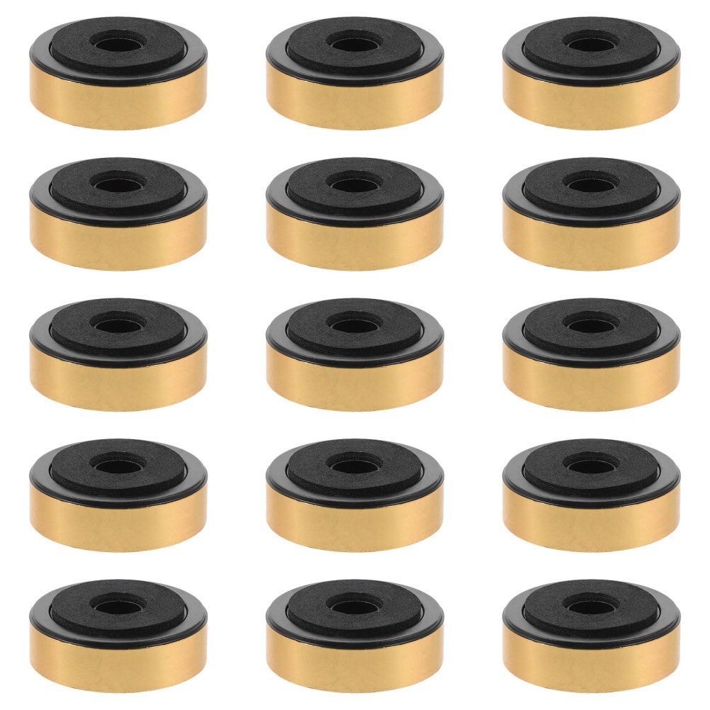 20Pcs Golden Speaker Anti Vibration Pads Durable Eva Isolation Feet for Audio