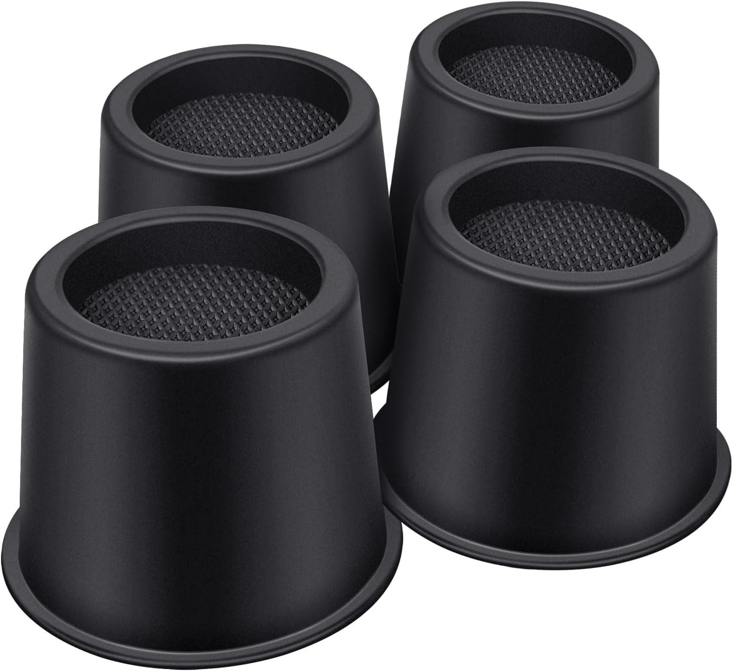 4 Inch Bed Risers Heavy Duty Round Furniture Risers Bed Desk Table Sofa