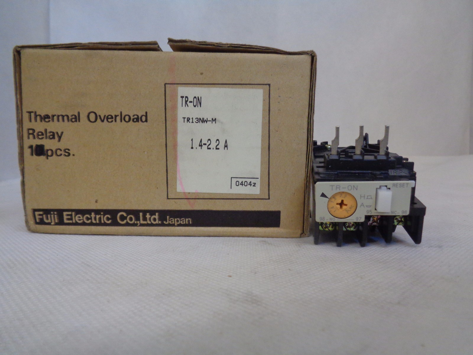 NEW FUJI TR-0N OVERLOAD RELAY 1.4-2.2 AMP